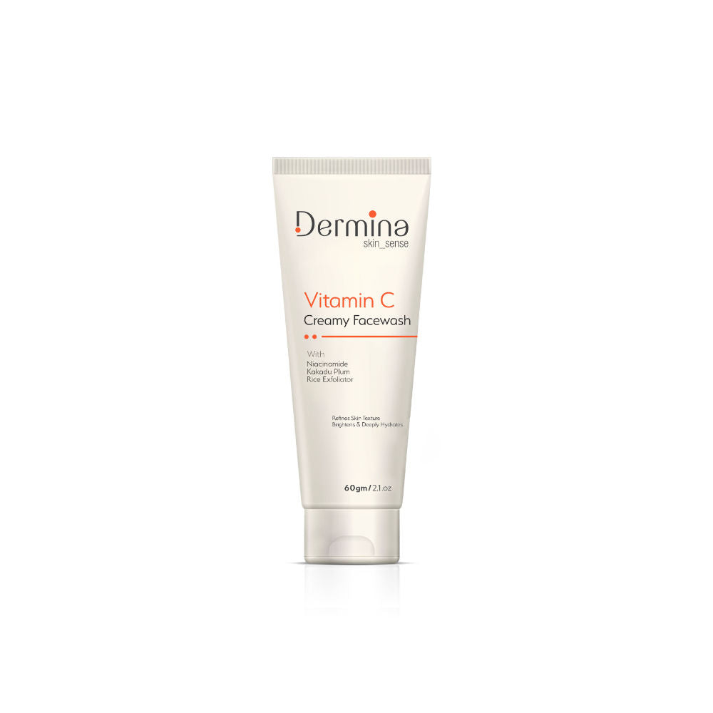 Vitamin C Creamy Facewash with Niacinamide & Kakadu Plum for Bright Skin