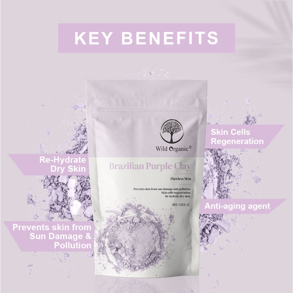 Brazilian Purple Flawless Skin Clay Powder