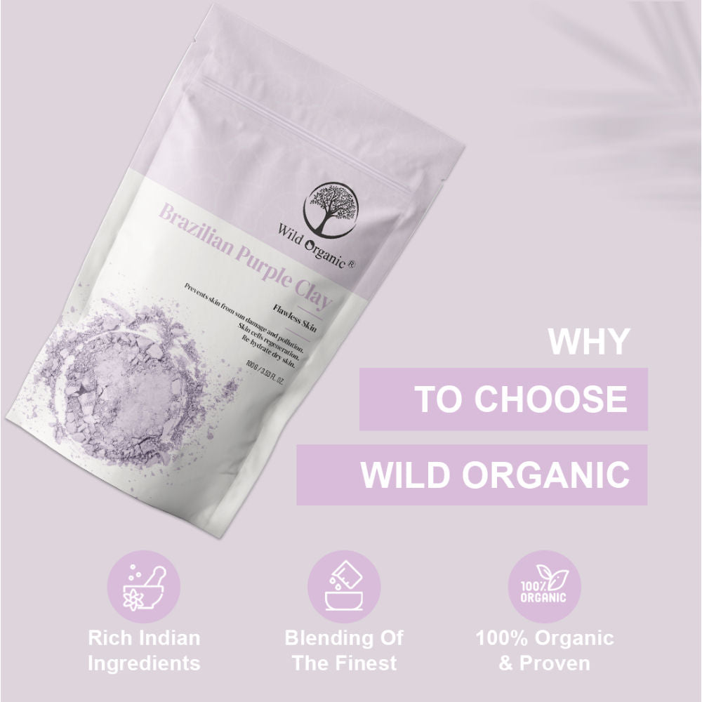 Brazilian Purple Flawless Skin Clay Powder
