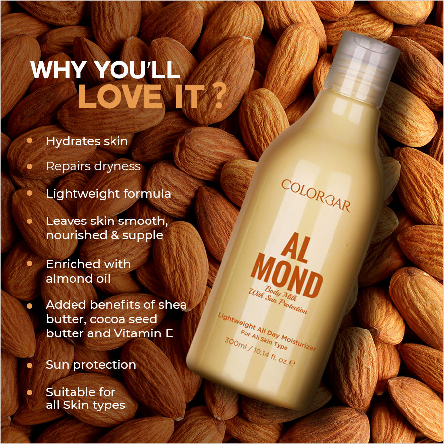 Almond Body Milk With Sun Protection