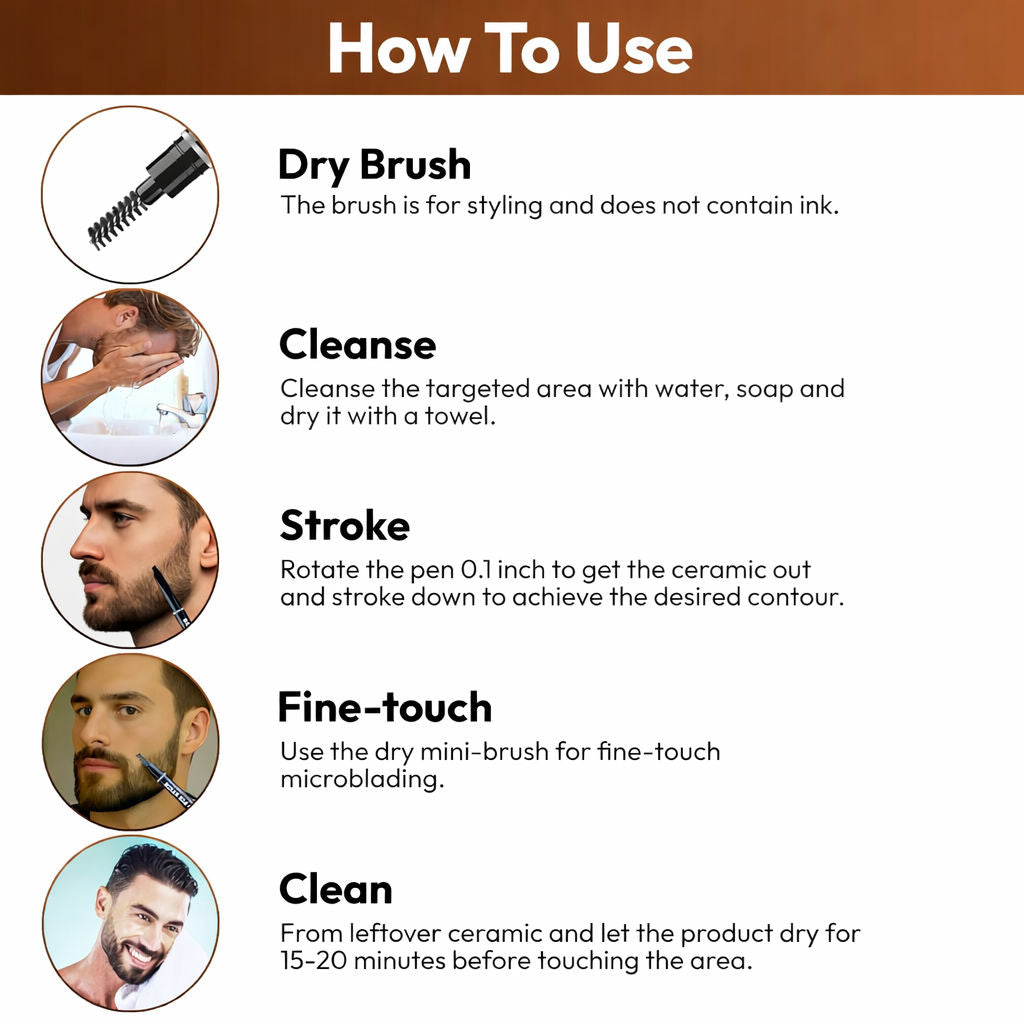 BoldStrokes Beard Definer Pen