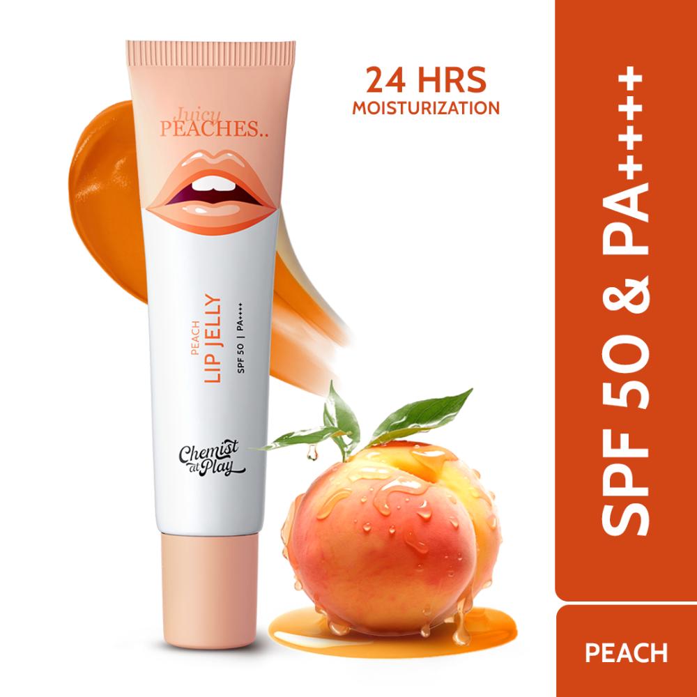 Chocolate Tinted Lip Balm with SPF 50 PA++++ for Dry, Chapped & Pigmented Lip - Peach