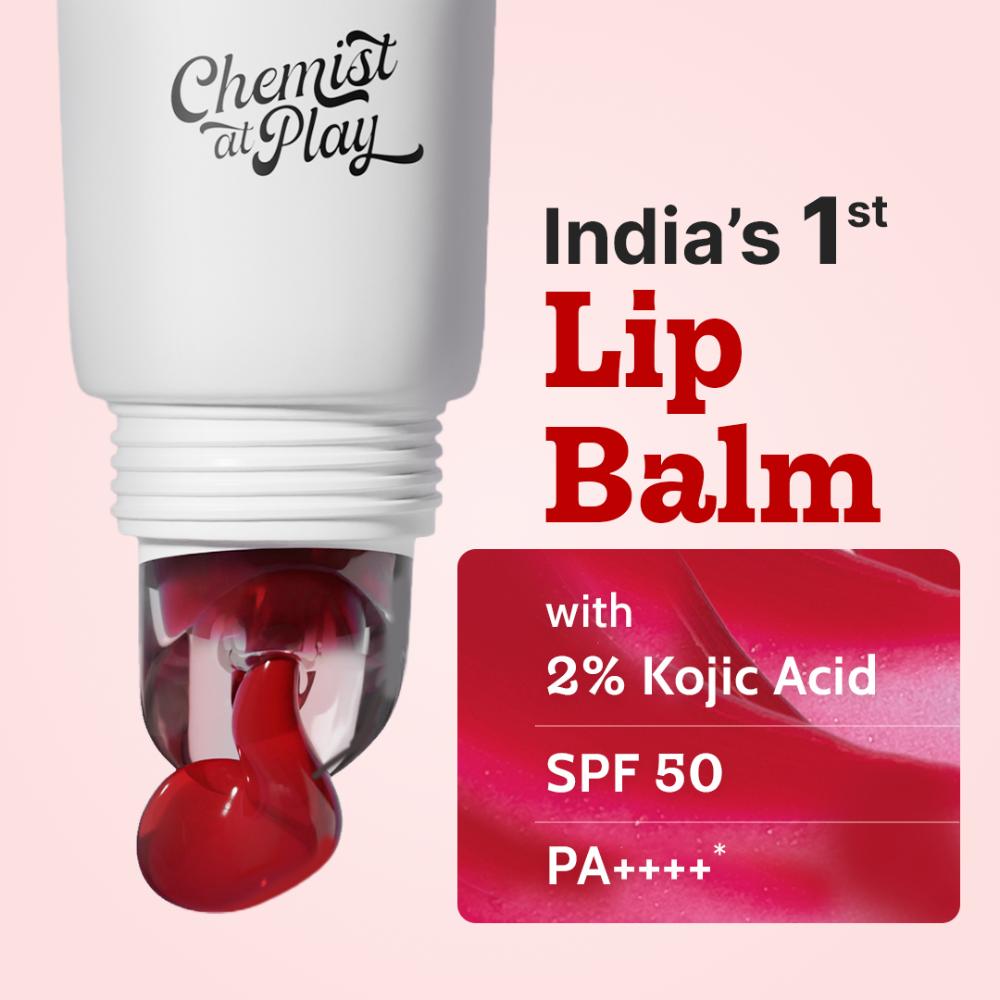 Chocolate Tinted Lip Balm with SPF 50 PA++++ for Dry, Chapped & Pigmented Lip