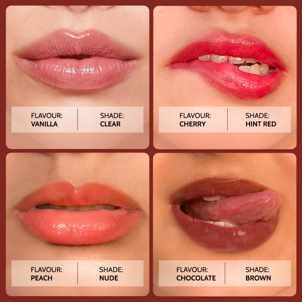 Chocolate Tinted Lip Balm with SPF 50 PA++++ for Dry, Chapped & Pigmented Lip