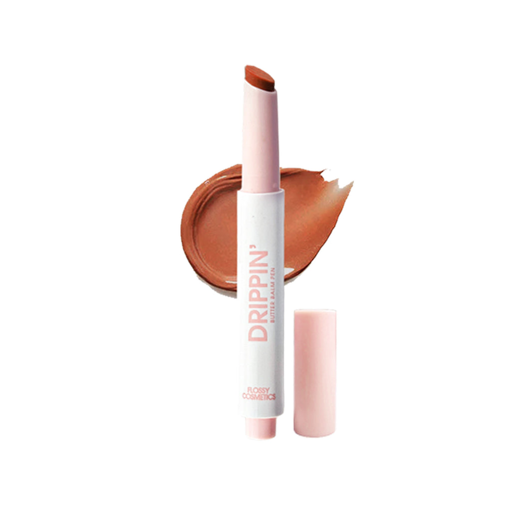 Tinted Lip Balm with Shea Butter & Jojoba Oil Brightens, Moisturizes Dry Lips - Caramel