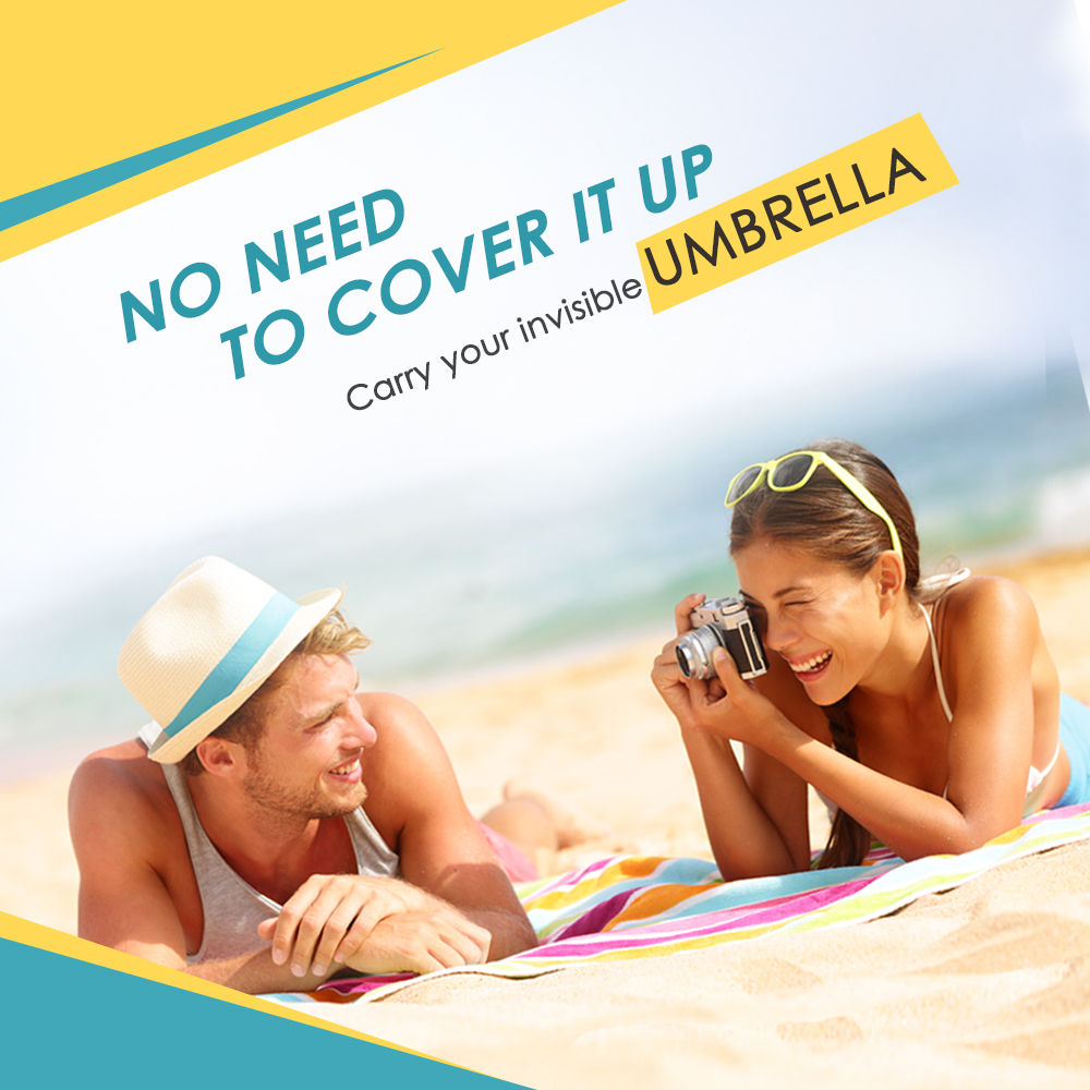 Umbrella Sunscreen Powder SPF 50 UVB PA+++ UVA