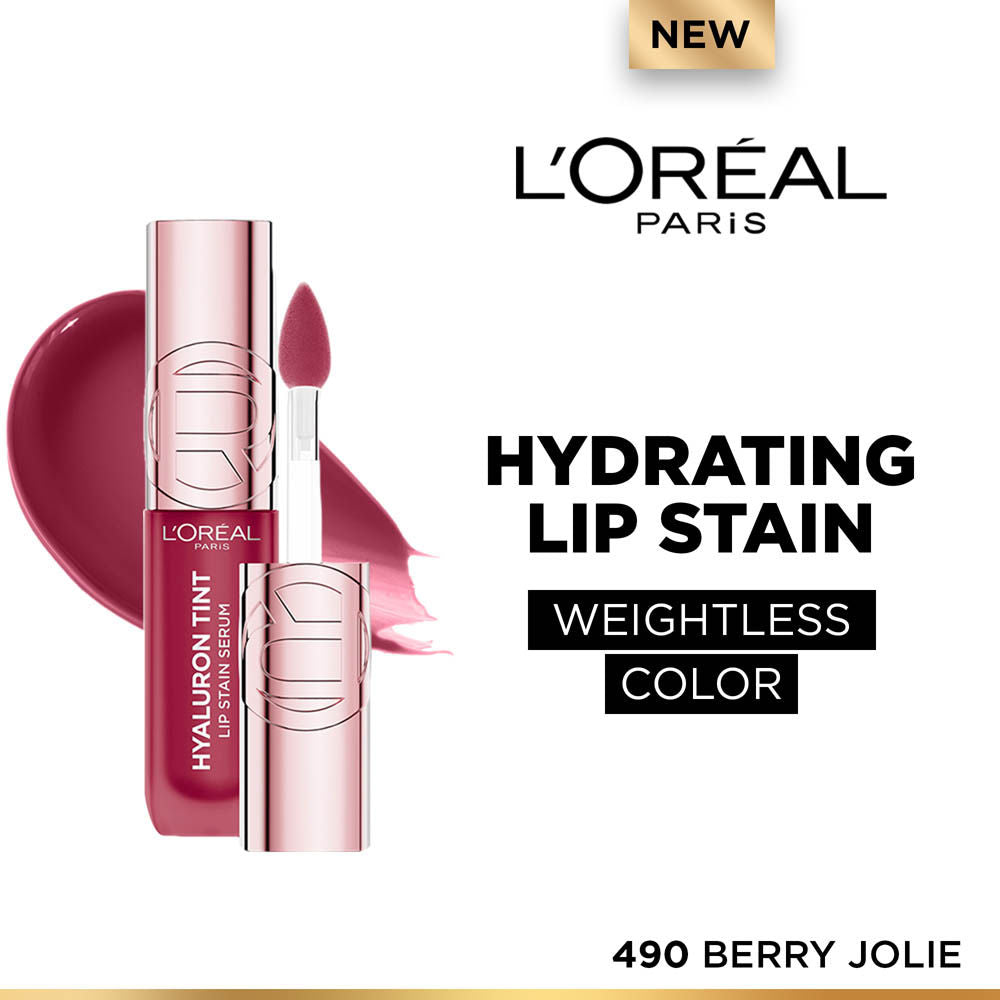 Hyaluron Tint Lip Stain Serum Weightless Color - 490 Berry Jolie