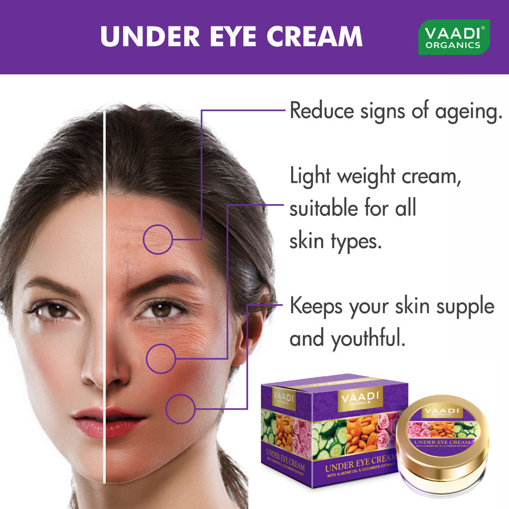 Under Eye Cream - Almond Oil & Cucumber Extract