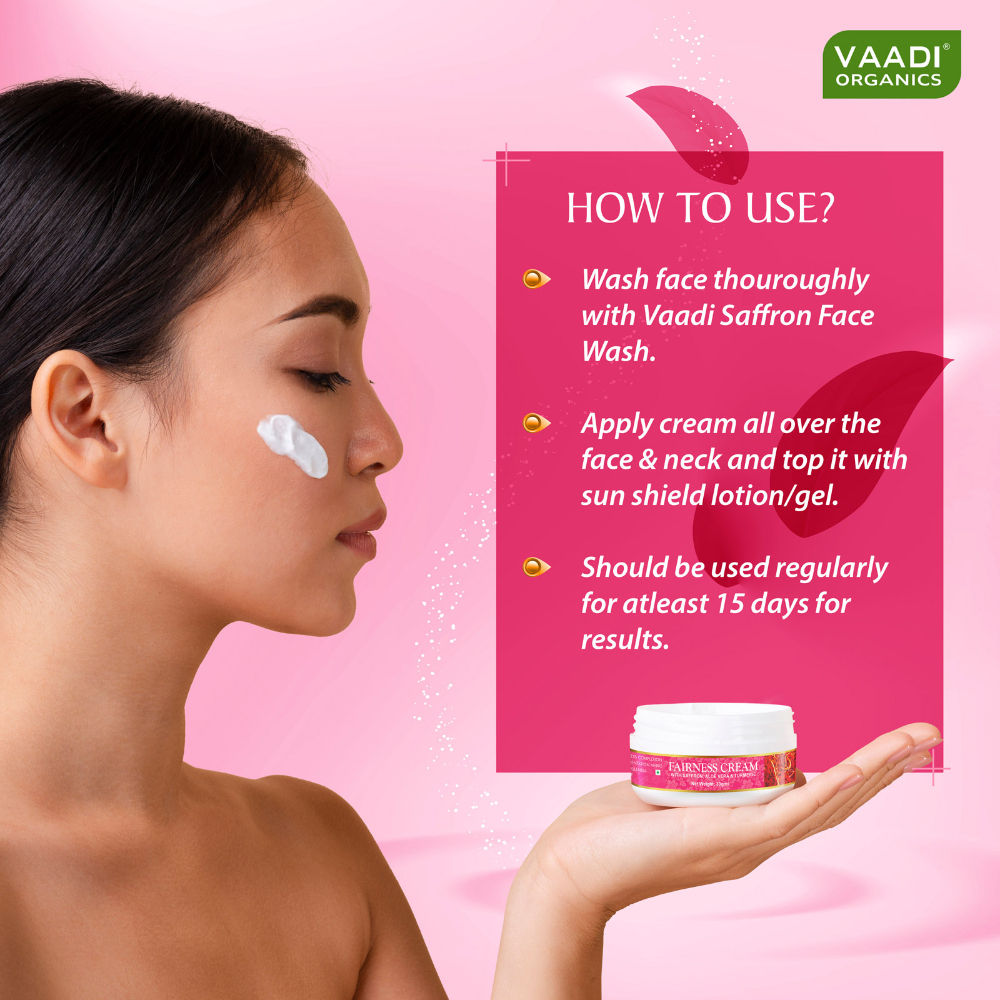 Fairness Cream - Saffron, Aloe Vera & Turmeric Extracts