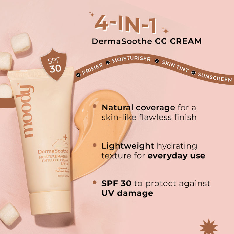 Derma Soothe Moisture Magnet Tinted CC Cream With SPF 30