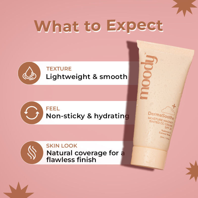 Derma Soothe Moisture Magnet Tinted CC Cream With SPF 30