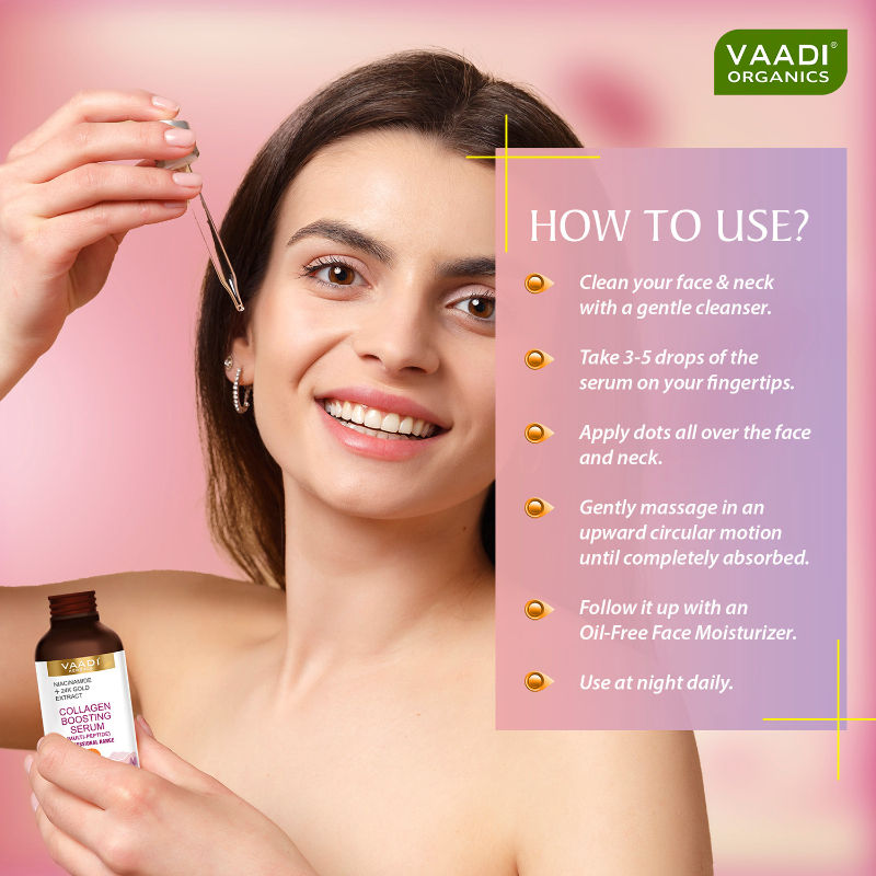 Multipeptide And 24K Gold Extract Collagen Boosting Serum