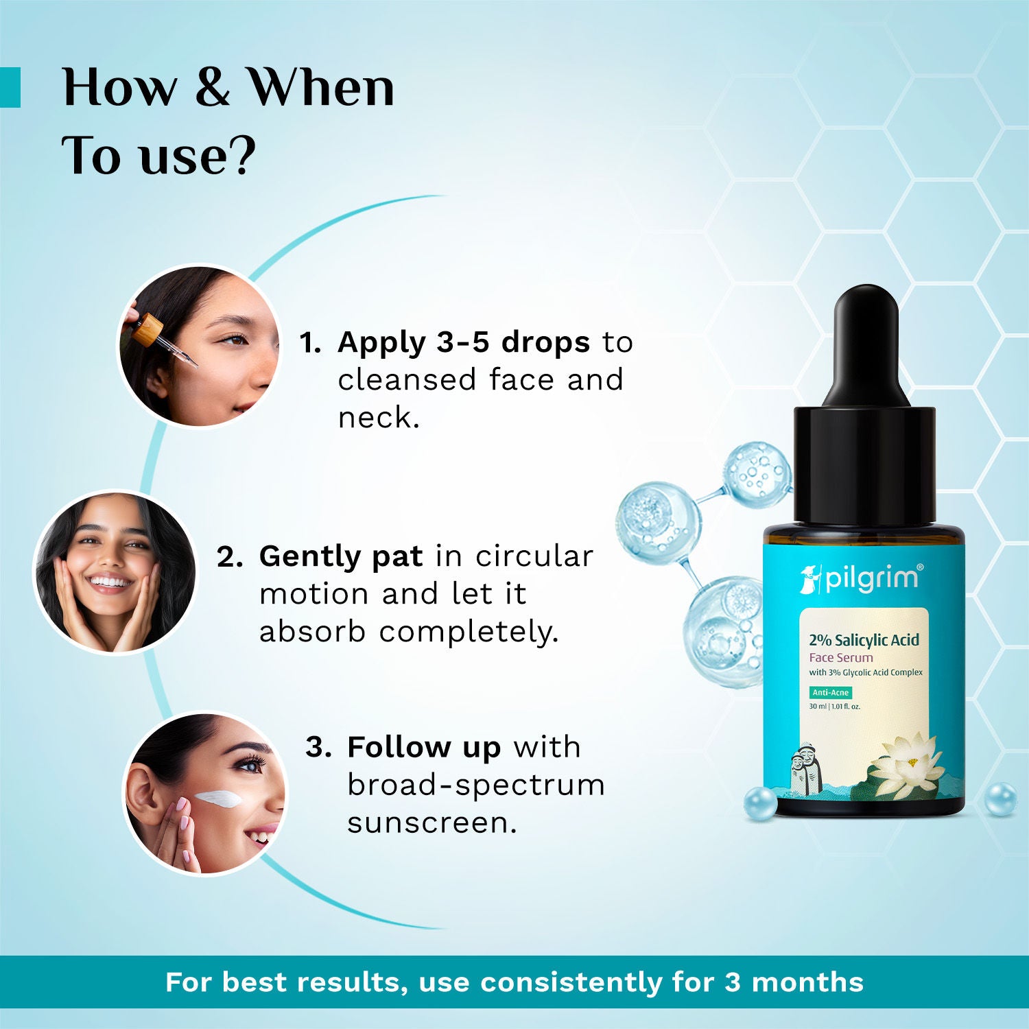 Salicylic & Glycolic Acid Anti Acne Serum