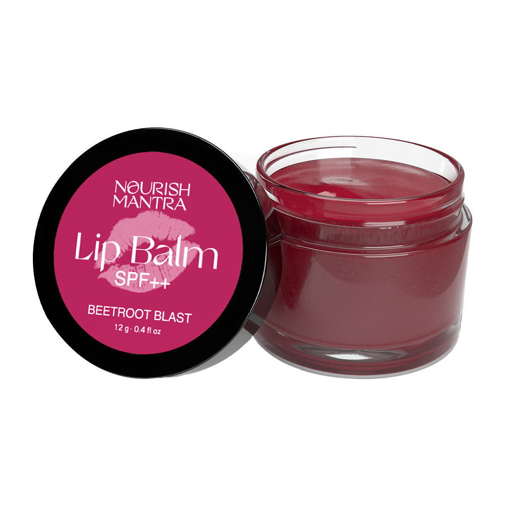 Beetroot Blast Lip Balm with SPF & Olive Oil for Soft & Moisturized Lips