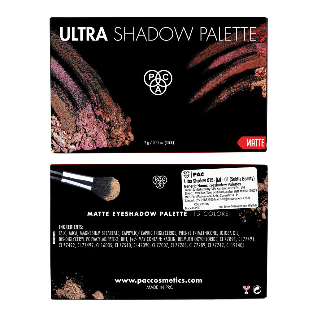 Ultra Shadow X15- [M] - 01 Subtle Beauty