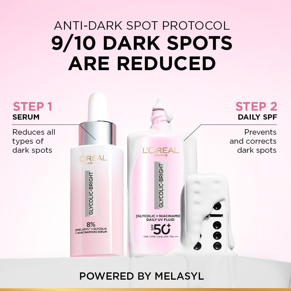 Glycolic-Bright UV Fluid SPF 50+ PA++++ Anti-Dark Spot Fluid Sunscreen