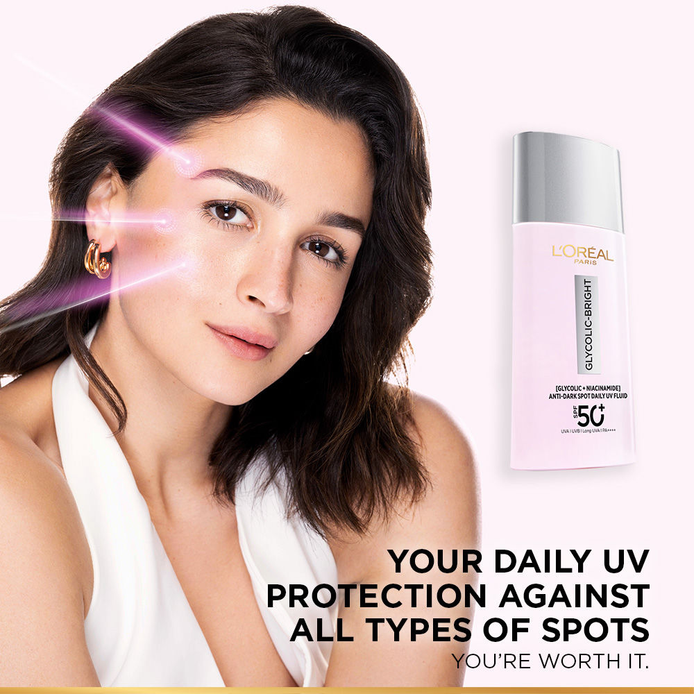 Glycolic-Bright UV Fluid SPF 50+ PA++++ Anti-Dark Spot Fluid Sunscreen