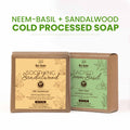 Fresh Brightening Sacred Neem Basil & Soothing Sandalwood Soaps