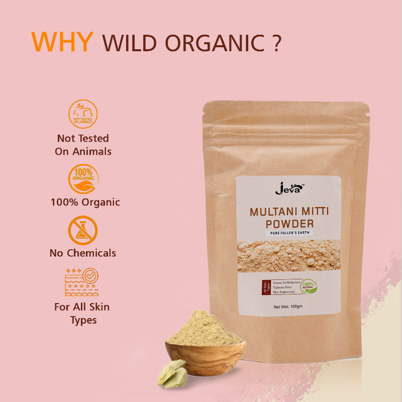 Multani Mitti Powder Face Pack - Deep Cleansing & Oil Control