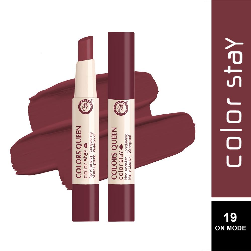 Color Stay Longlasting & Matte Lipstick Waterproof - 19 On Mode