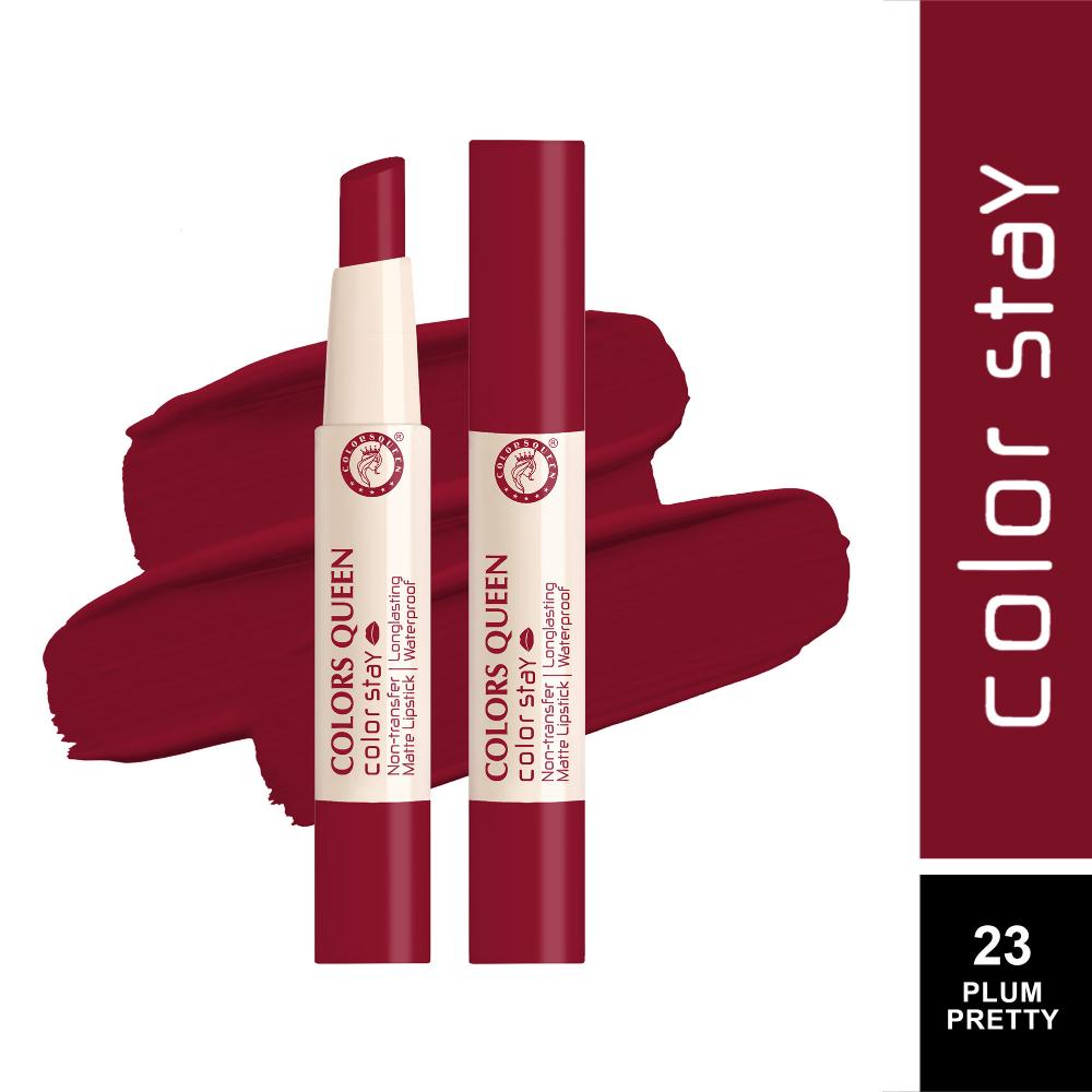 Color Stay Longlasting & Matte Lipstick Waterproof - 23 Plumpretty