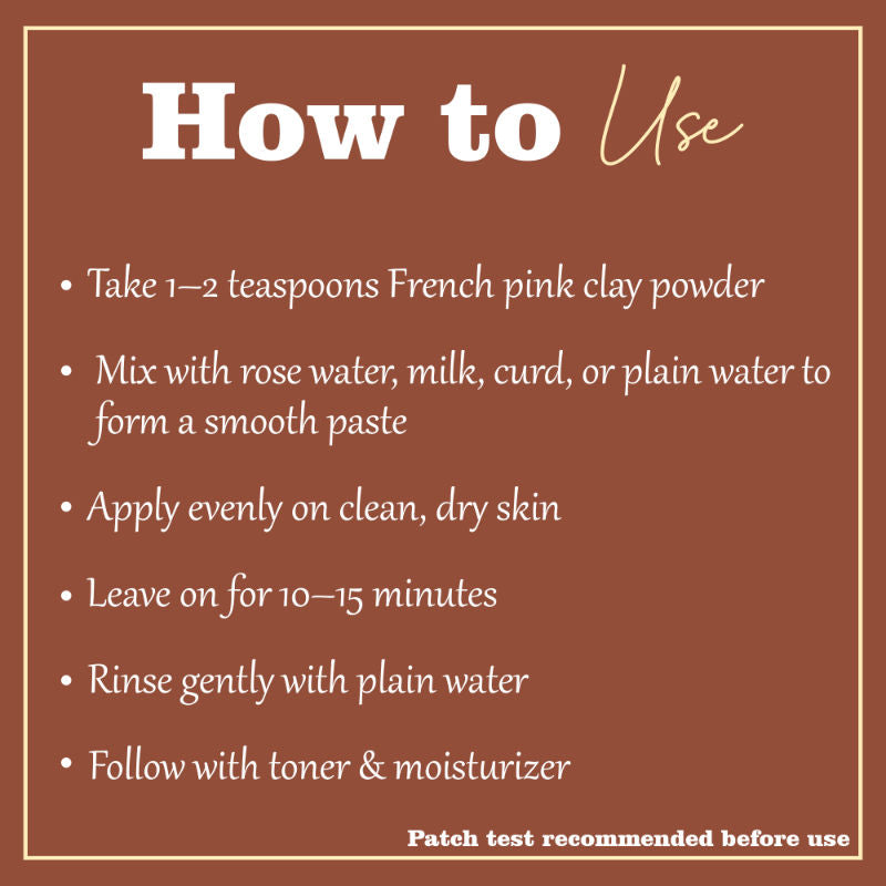 French Pink Clay Powder