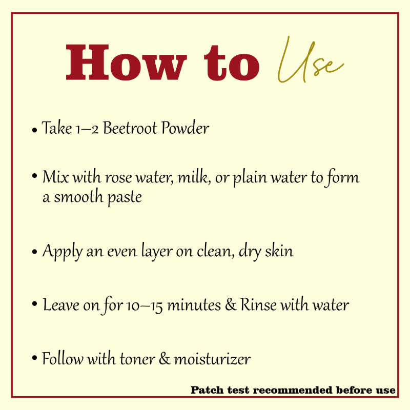 Beetroot Spray Dried Powder