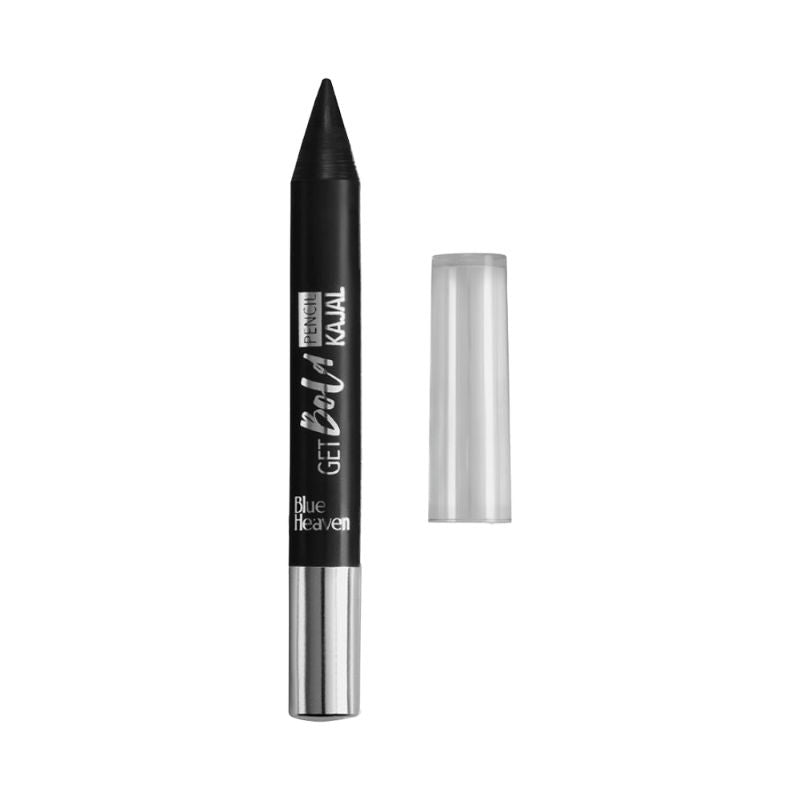 Get Bold Pencil Kajal With Free Sharperner Or Comphor & Castor Oil - Black