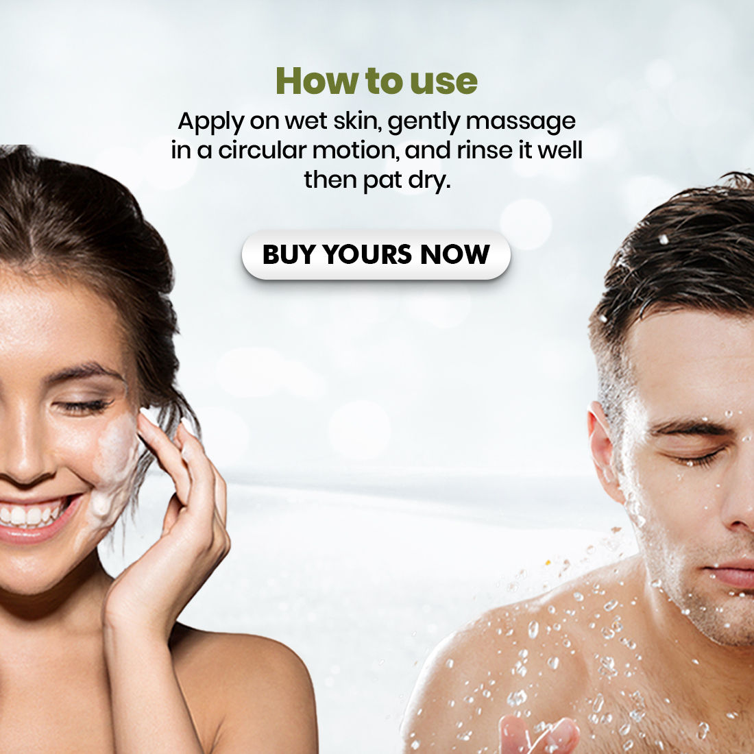 Green Tea Face Wash with Almond Oil for Soft Skin & Open Pores - For Dry Skin
