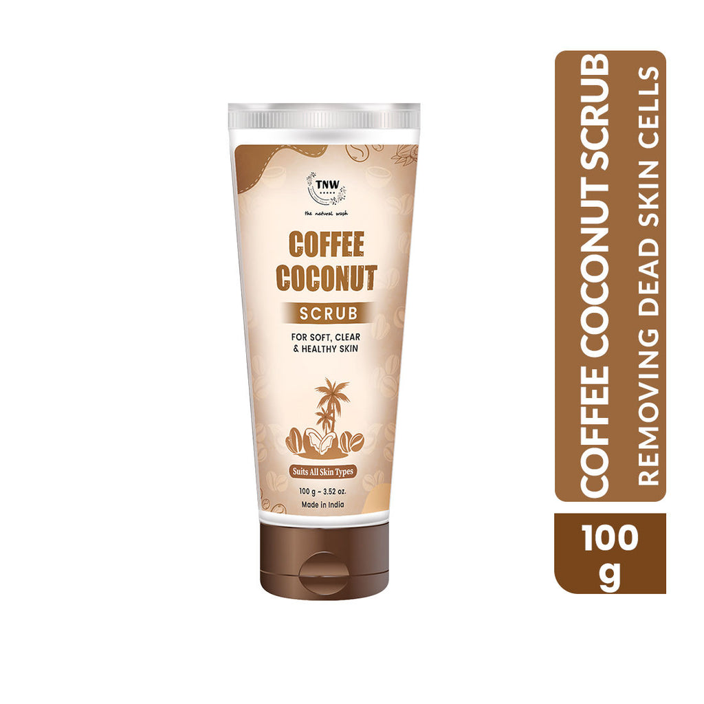 Deep Exfoliating Coffee & Coconut Face & Body Scrub For Glowing Skin