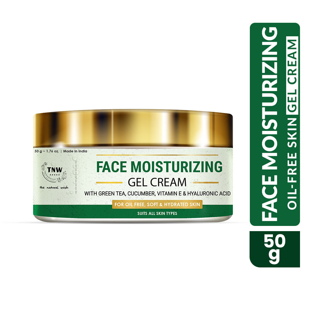 Face Moisturizing Gel Cream For Dry & Oily Skin Boosts Hydration