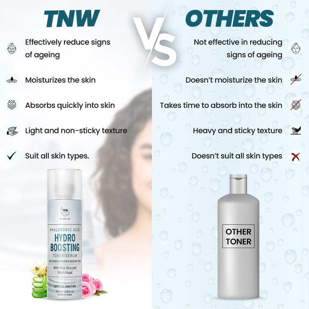 Hyaluronic Acid Hydro Boosting Face Toner-Serum for Super Hydrated Radiant Skin