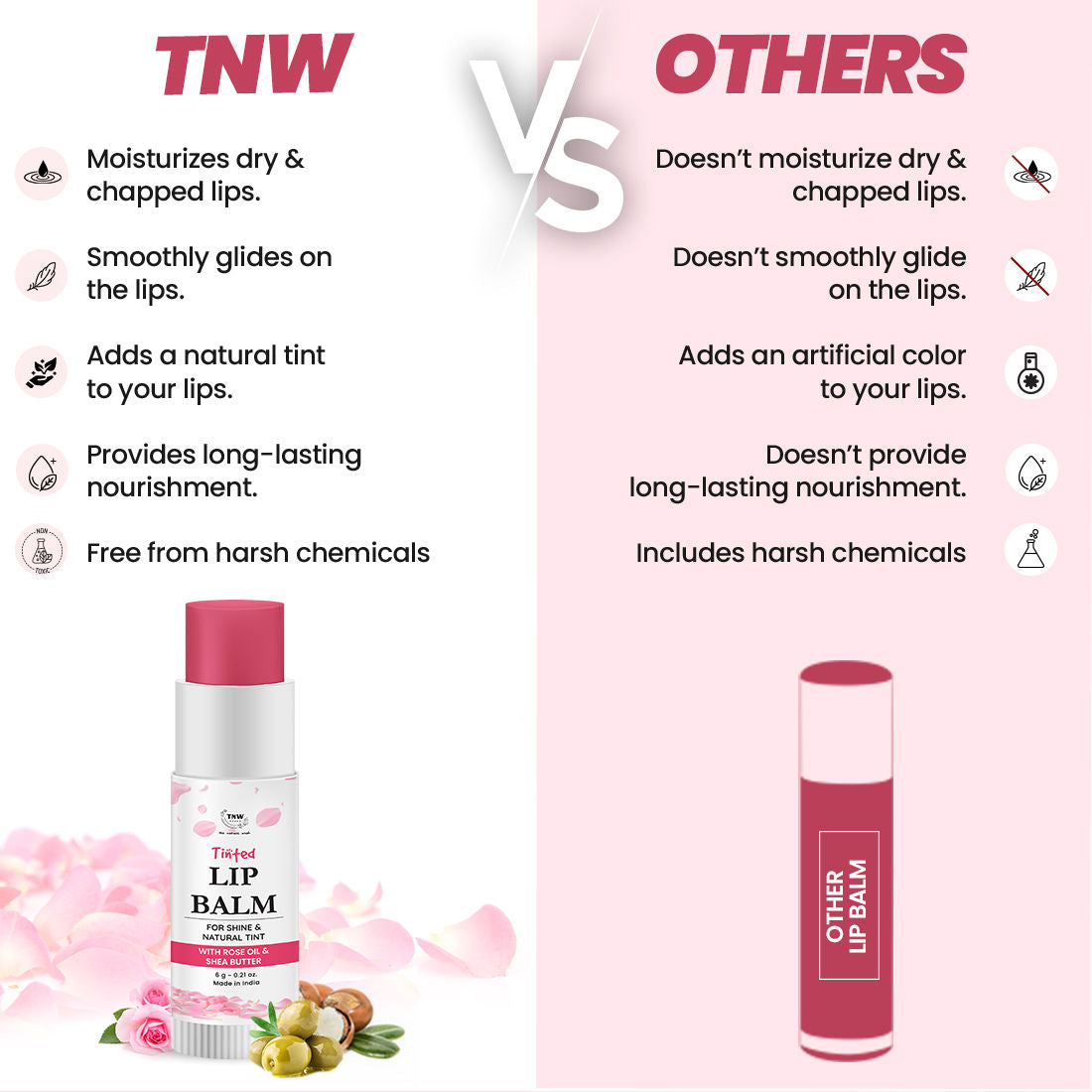 Moisturizing Pomegranate Tinted Lip Balm