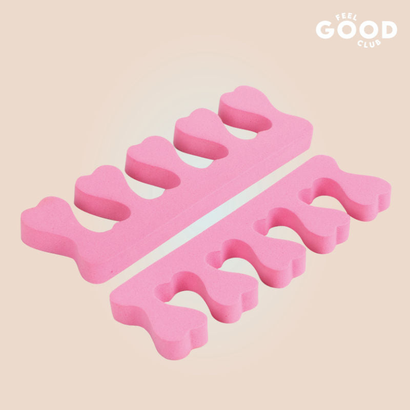 Finger & Toe Nail Separators - 2 Pcs For Manicure Pedicure Nail Polish And Nail Art