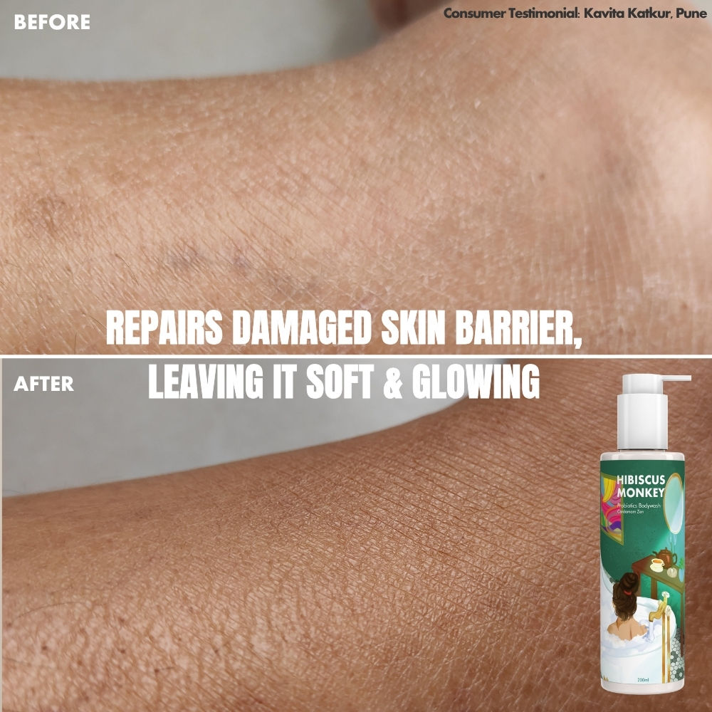 Probiotics Body Wash, 100% Plant Derived, Sensitive Skin Friendly, pH Balanced