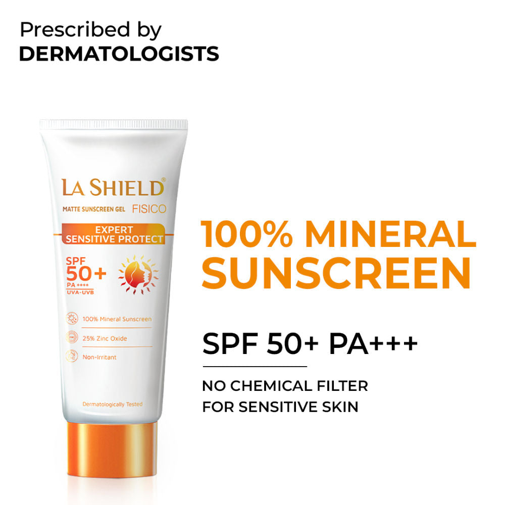 Fisico SPF 50+ PA+++ Mineral Sunscreen No Chemical Filter For Sensitive Skin