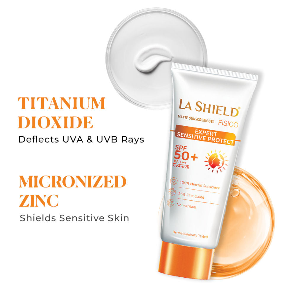 Fisico SPF 50+ PA+++ Mineral Sunscreen No Chemical Filter For Sensitive Skin