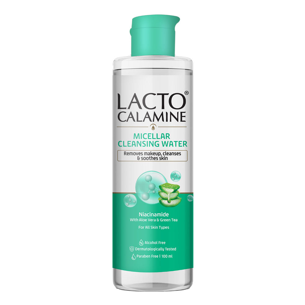 Micellar Cleansing Water,Removes Makeup & Clears Skin With Aloe Vera & Green Tea