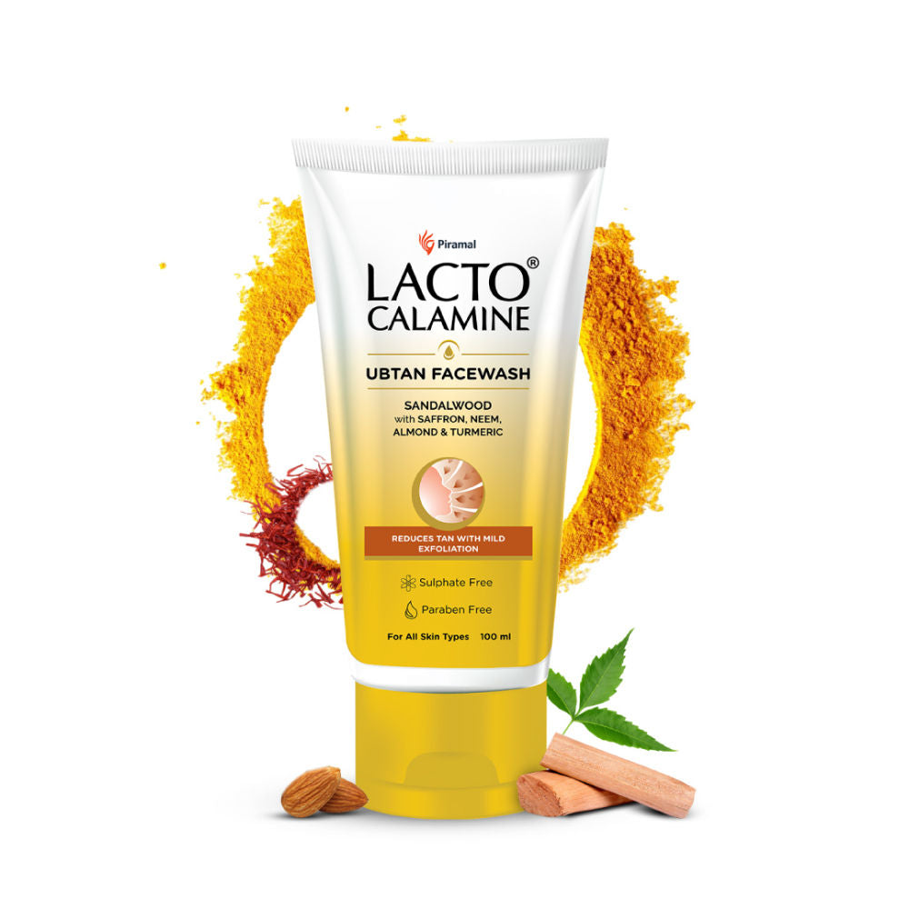 Ubtan Face Wash For Detan & Glowing Skin With Sandalwood, Saffron & Turmeric