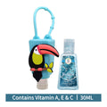 Bird Holder with Bubble Kiss Antibacterial Hand Gel