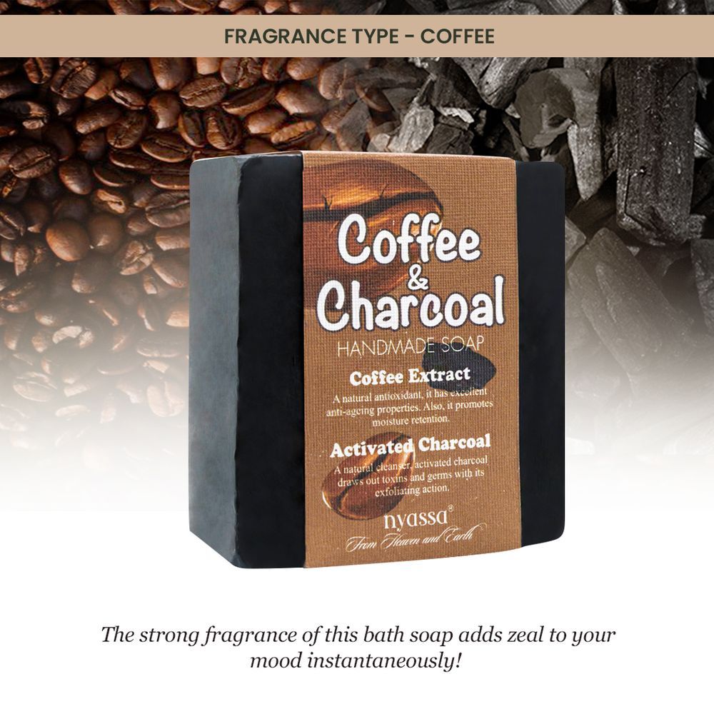 Coffee And Charcoal Handmade Soap