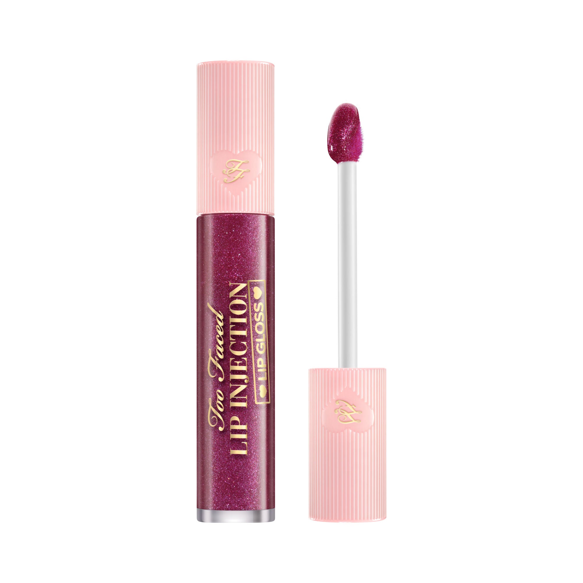 Lip Injection Instant Cooling Lip Plumper (Lip Gloss) - Sparkly Fuchsia