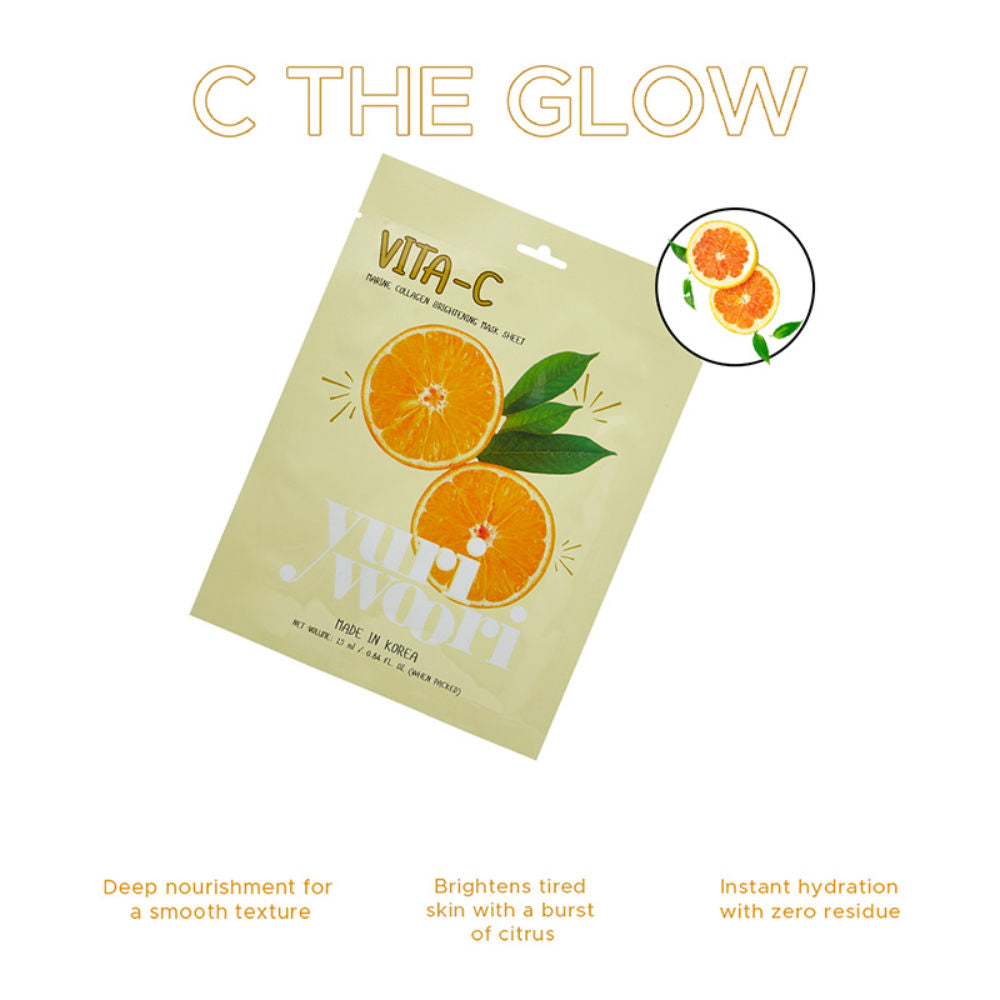 Vita-C Marine Collagen Brightening Sheet Mask