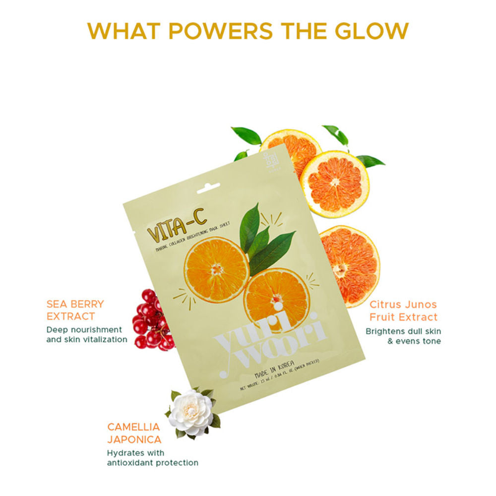 Vita-C Marine Collagen Brightening Sheet Mask