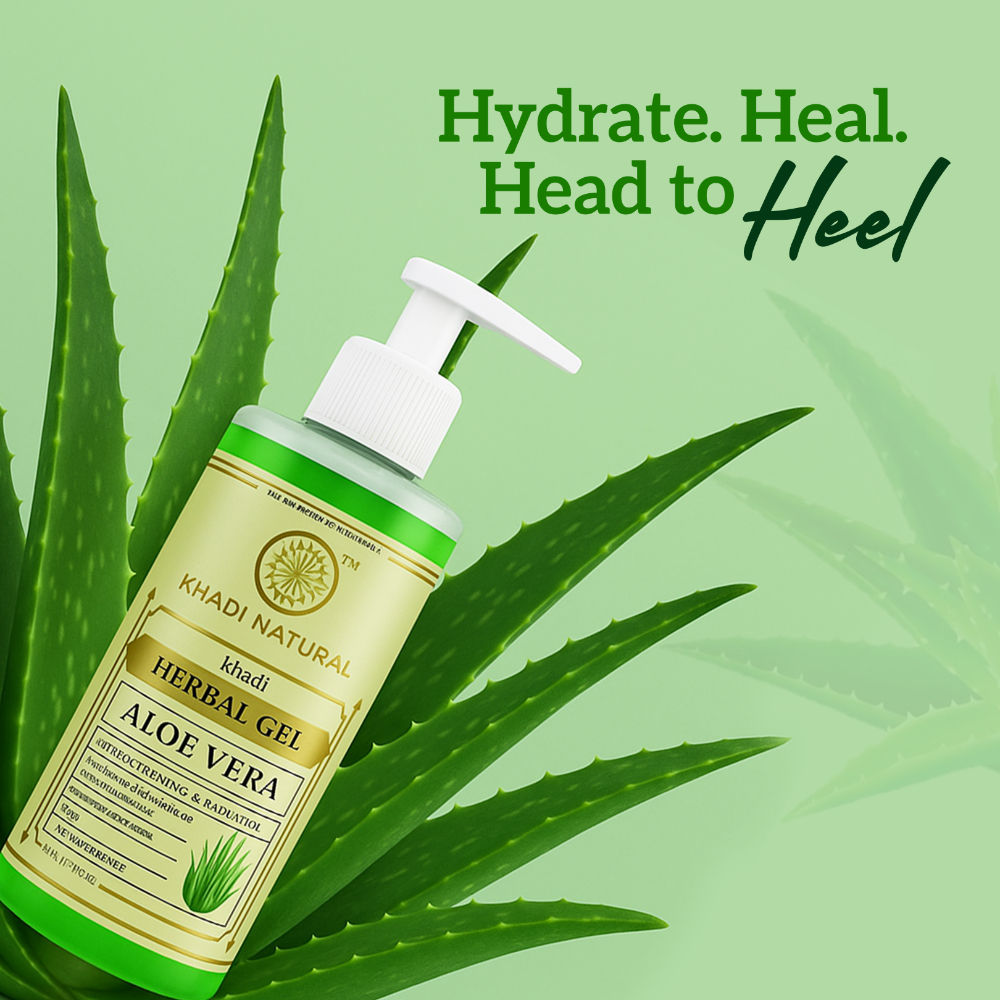 Aloe Vera Gel with Dispenser for Breakouts, Itchy Skin and Hair Nourishment