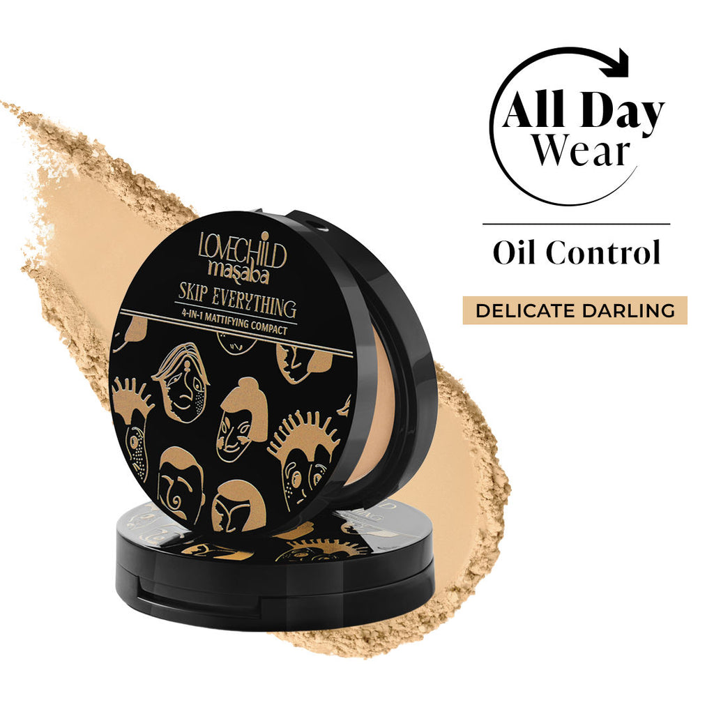 Skip Everything Mattifying Compact - Delicate Darling