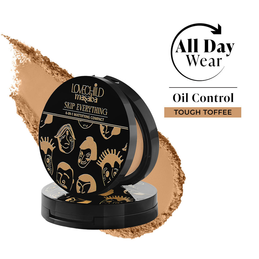 Skip Everything Mattifying Compact - Tough Toffee