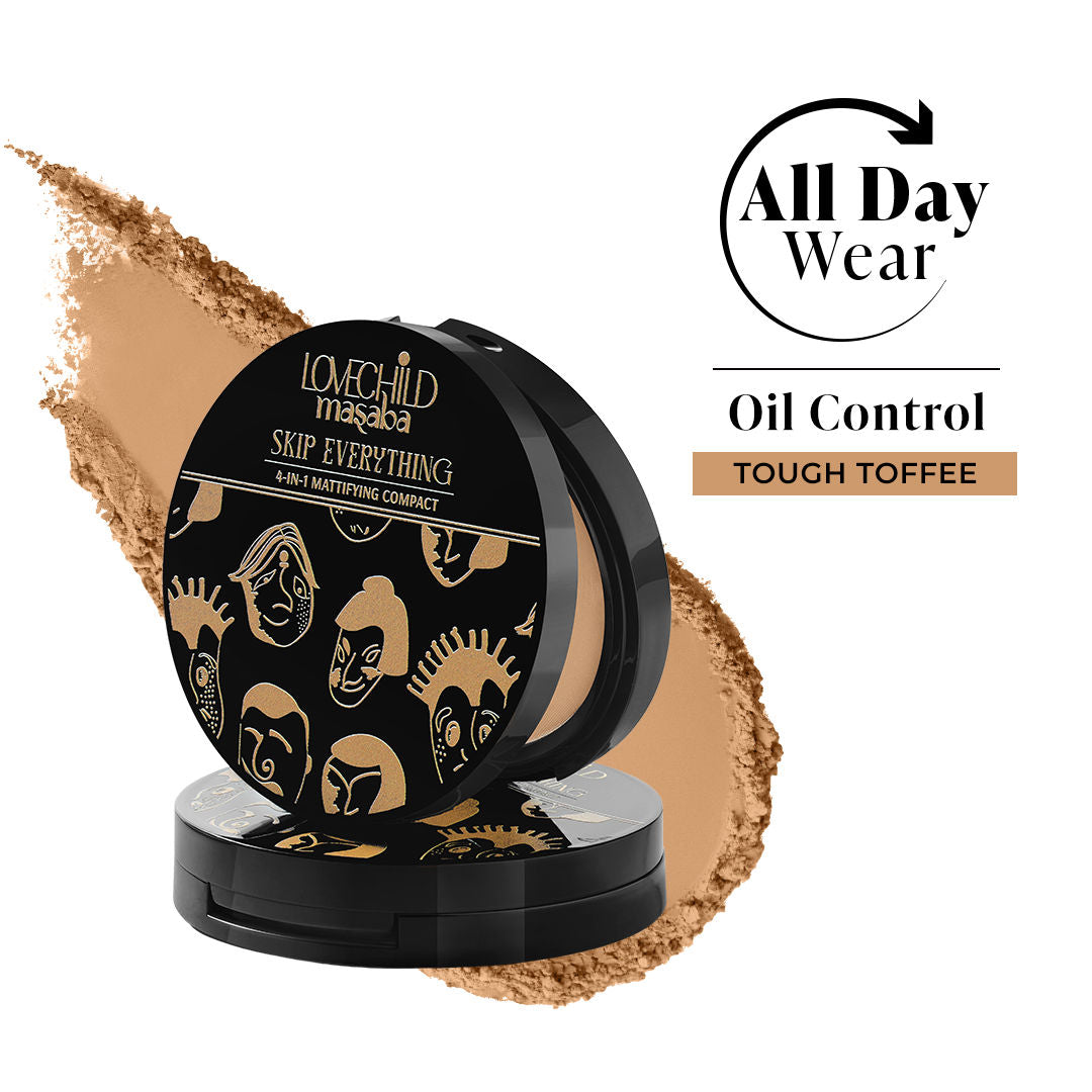 Skip Everything Mattifying Compact - Tough Toffee