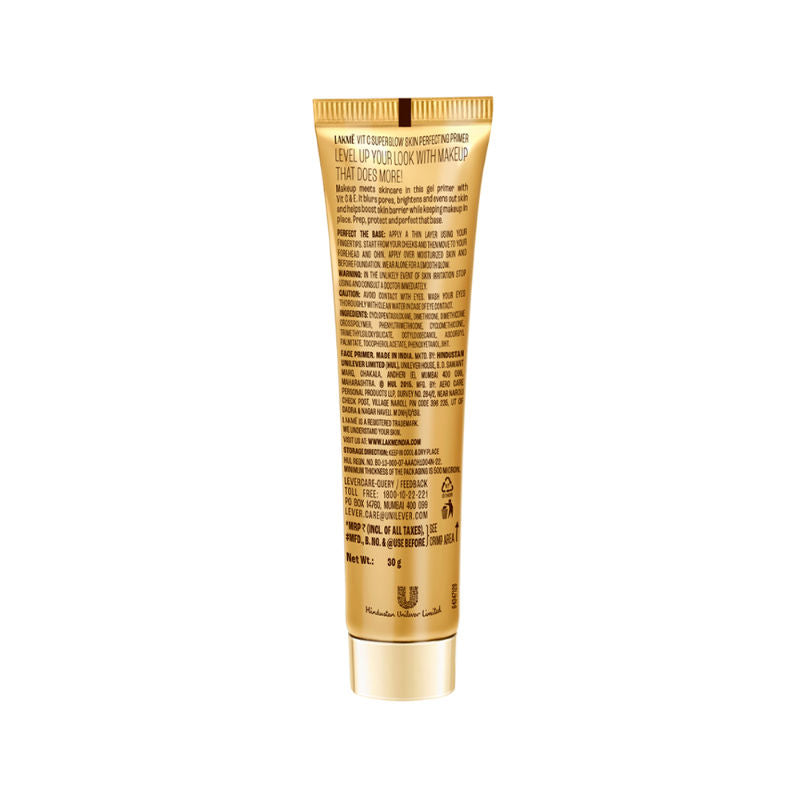 Vitamin C Superglow Skin Perfecting Primer With 1 % Vit C, Matte Finish