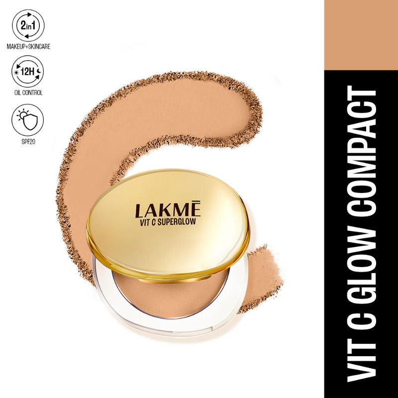 Vitamin C Superglow Skin Perfecting Compact with 1 % Vit C - Beige